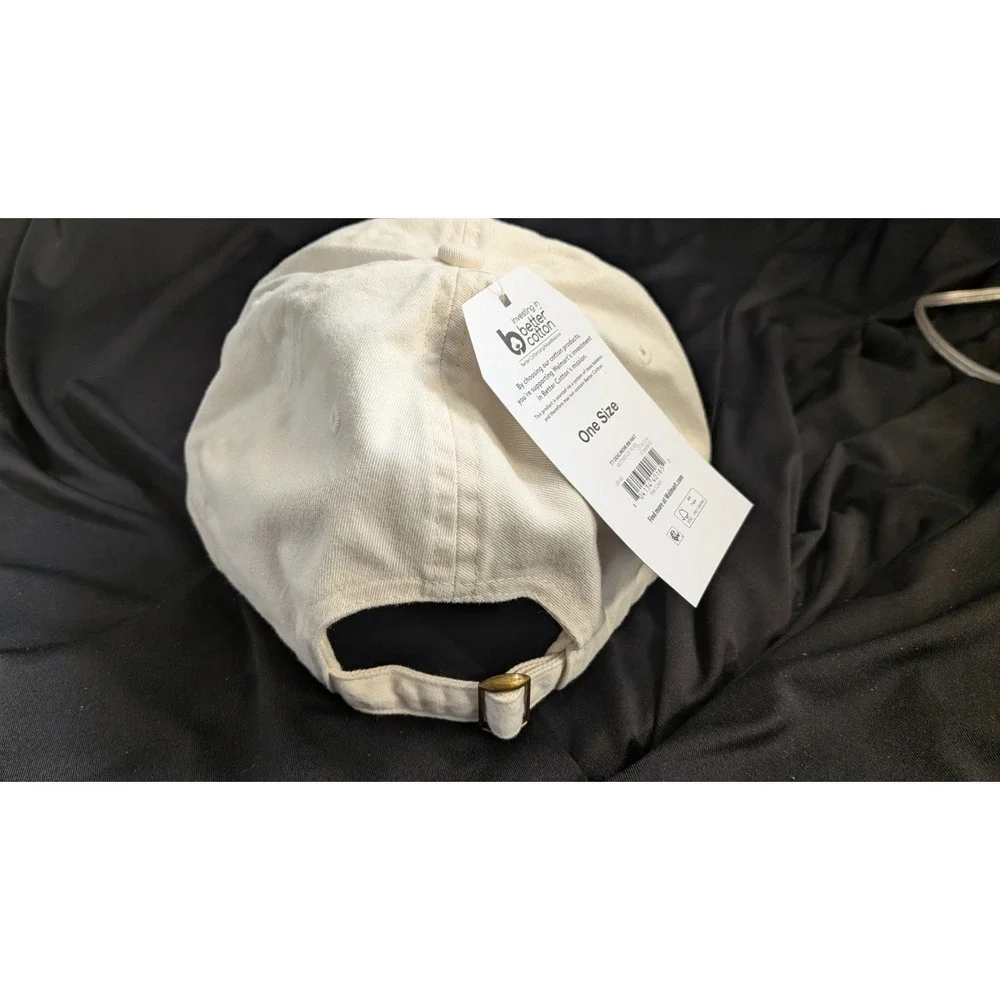 NWT Time and Tru Women's‎ Cotton Twill Dog Mom Baseball Hat Mother of Pearl - Picture 4 of 4